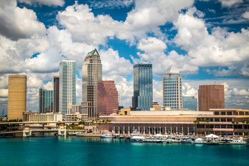 Tampa Florida Pest Control Company Showing Skyline of the City