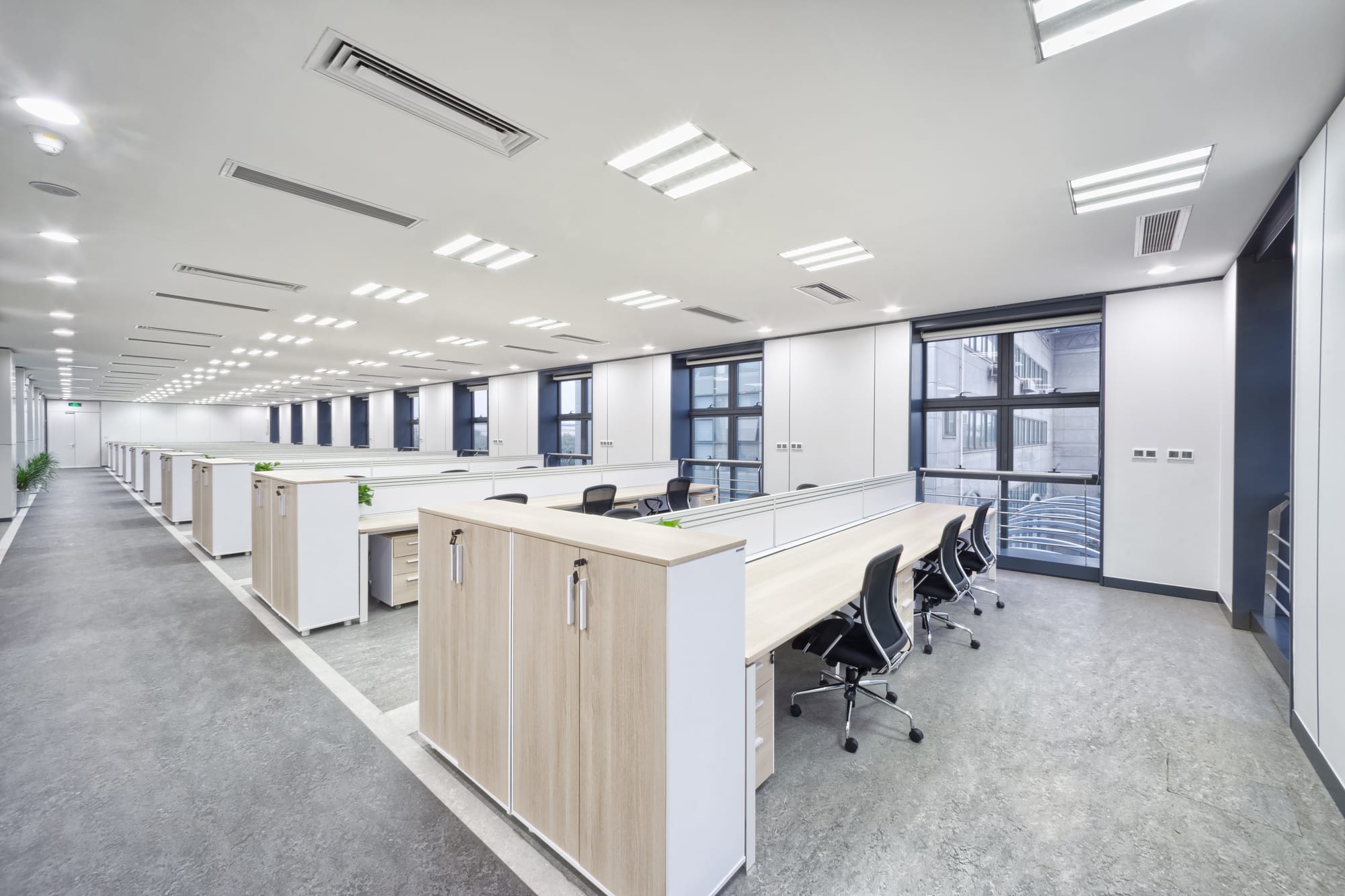 white modern office interior