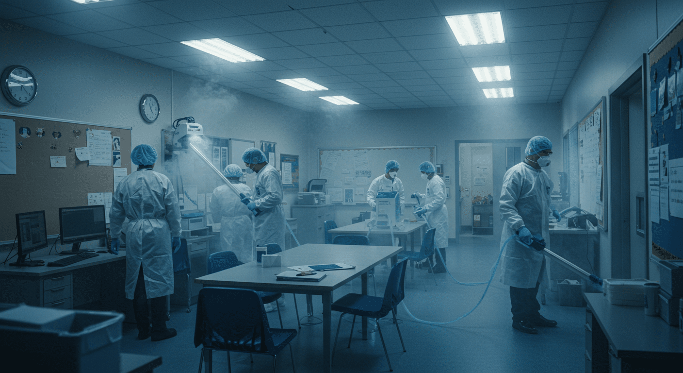 Cryonite treatment in a hospital office.