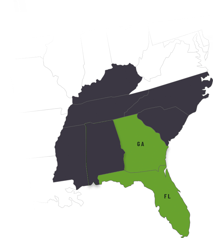 Nextgen Pest Solutions Service Area Map