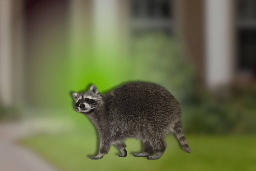 raccoon in yard florida