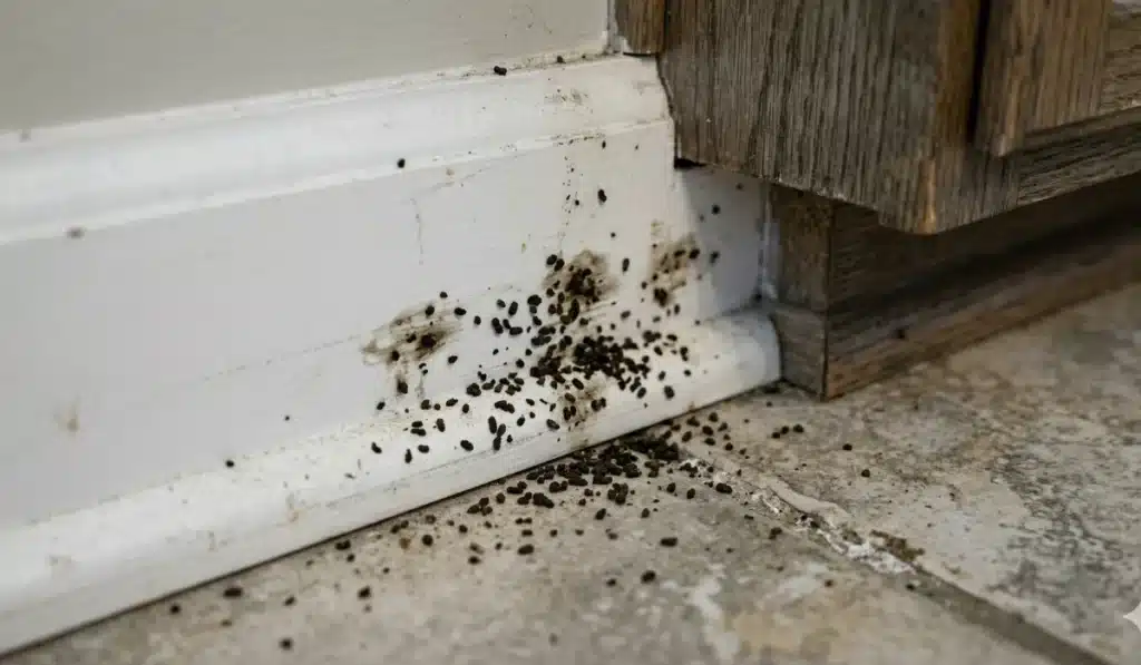Smoky Brown Roach Droppings
